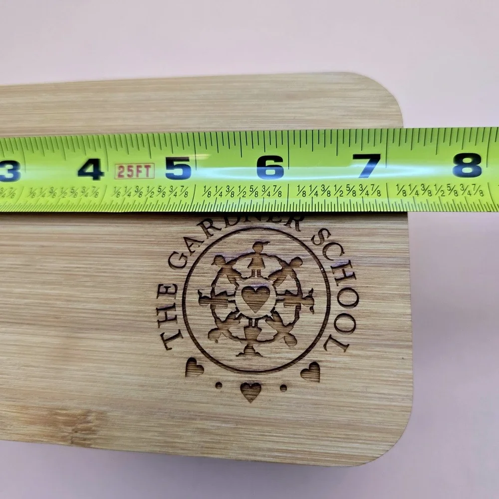 Bamboo Lid White Speckled Meal Prep Container Set